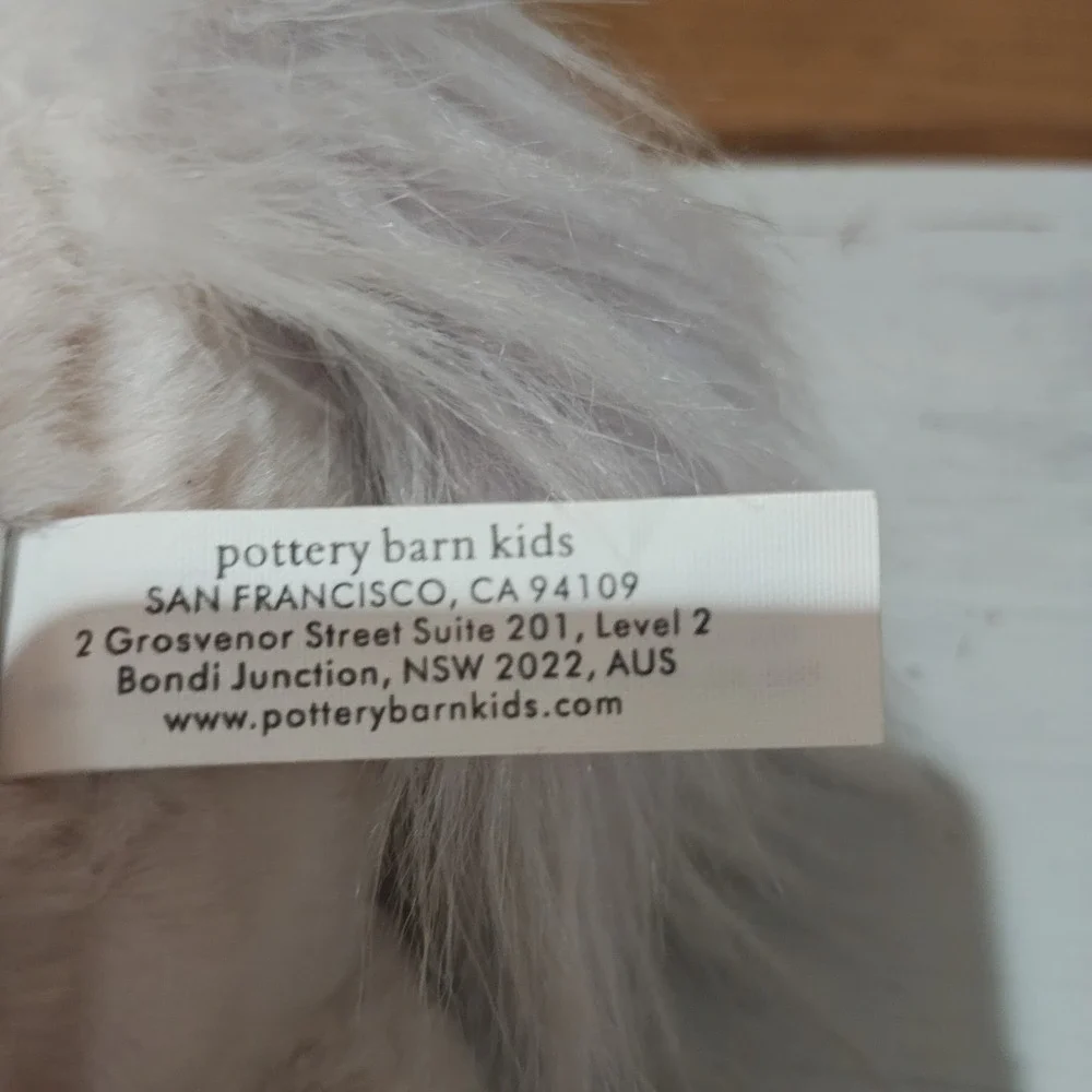 Pottery‎ Barn Kids Unicorn Pegasus Plush soft Pastel Rainbow Hair Wings F41